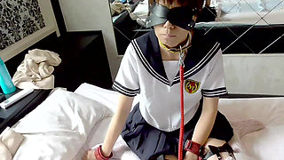 Mayu No63, Deepthroat, Striped Panties Sailor Clothes, Anal Tail