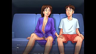 Hot Venezuelan Stepmom Fucked on Couch - Big Natural Tits MILF