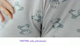 Rubbing Pussy with Pajamas- Cameltoe