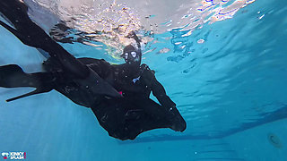 Underwater Domination in Full Scuba Gear