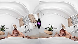 Redheaded vixen Lilly Mays craves your cock in VR