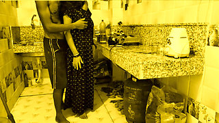 Curvy Goddess Desi Bhabi Gets Drilled Fast and Hard by Her Young Devar in Kitchen Room
