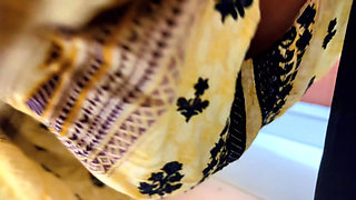 Arab Hot Maid Stuck: Please Hurry up & Fuck My Big Ass Then Get Me Out of Under Bed