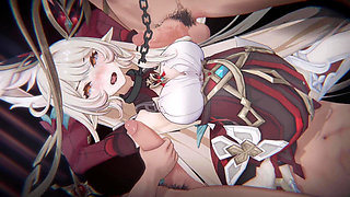 [genshin Impact] Alice Complete Collection: Bondage, Cowgirl, Sandwich DP & Pregnant (4k)