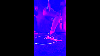 Women Feel Hot Being in the Gym and Touch Each Other in the Bathroom