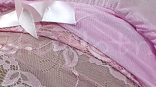 Stepsister #29 Pink Night Suit Ride on Black Boss Dick