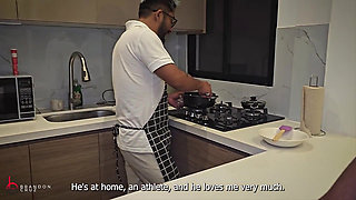 Cuckold Wife Fucks a BBC Without Her Husband Noticing - Brandon Cruz & Selena Stone