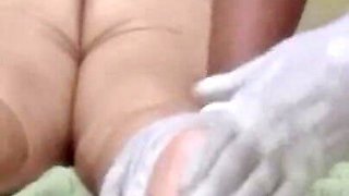 Foot Massage with Oil for a Mature MILF