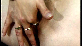 Classy German Lady in Stockings Plays with Her Pussy