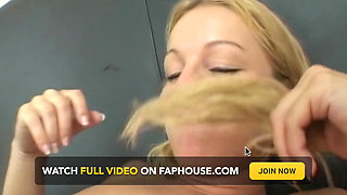 Pregnant Slut Licks Cum off Floor After Pounding