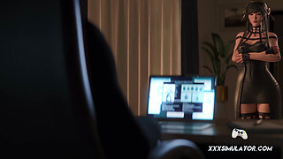 With Each Thrust, Yor Forger Melts in Pleasure Until Her Creampie Surprise