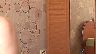 A Mature Wife in White Panties Fingering Her Hairy Pussy. Amateur Camera in the Bedroom. Big Ass off-screen.