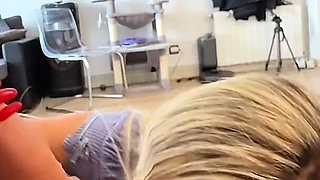 Secretary Gets Her Boss to Fuck Her in the Office Before a Meeting - Carla Boom & Sergio Lagos
