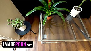 I made sex - hot beauty with big Natural Tits Octavia Red gets her Tight Pussy fucked in the douche