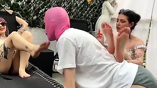 Mistress Glamorous - Smoking Foot Bitch