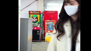 Japanese teen blowjob with creamy mustache