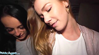 Magical Alexis Crystal and Lexi Dona - deep throat movie - Public Agent
