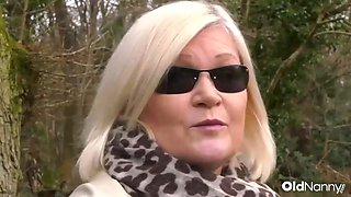 Old Nanny and Blonde Babe Passionate Lesbian Encounters