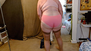 1432 Dawnskye Presents July 2026 Bra and Panty Revue. Thick and Curvy PAWG Strips Down Right in Front of You