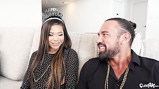 Asian fuck doll Vina Sky knows how to give a passionate deepthroat