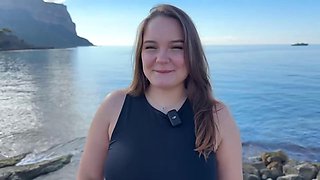 Chubby French Teen Slut Slammed by Thick BWC