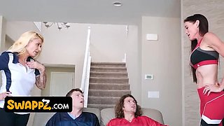 Busty Curvy MILF Sofie Marie & Cindy Crawford Foursome With Jay Romero Wild Hardcore