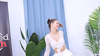 Baby Doll Takes Balls-Deep Anal Gangbang