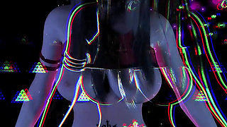 Goddess of Fire Glow: Virtual Curves Beyond - 3D Animation Hentai