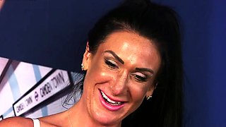 CFNM Cougars stroking lucky man