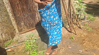 Maid Bathing outdoor and indoor