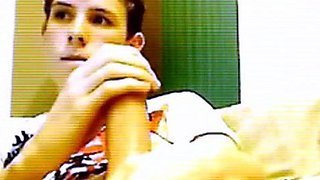 Big Dick Twink Masturbates on Webcam