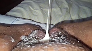 Spread Legs in Heels and Brought Creamy Pussy to Orgasm Before University