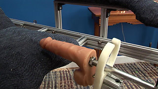 Eve Winters Goes at It with the Sex Machine as Her Hairy Pussy Gets Soaking Wet