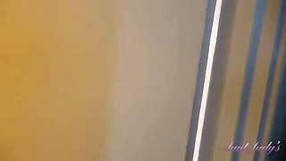 Skinny Mature GILF Landlady Dee Lite Finds Your Panties - Petite Granny in Stockings POV