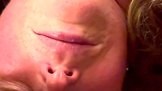 Big Tit Dirty Blonde MILF Takes Load on Face