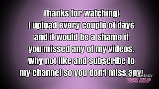 Kinky Mature English BBW MILF GILF Granny Playing with Big Tits and Nipples and Masturbating Her Hairy Old Cunt with Sexy Heels