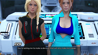 Stranded in Space - Choosing Between the Stepsisters Busty Red Head or the Beuatiful Busty Blonde Virgin