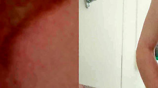 Petite Skinny Girl Shower Bate. Cuming and Orgasms with Toothbrush, Dildo, Shower Head and Fingers!!