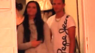 Horny agent gets fucked and jizzed on belly in casting threesome