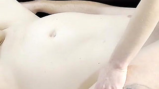 Tying His Cock up & Riding His Face in Latex Bikini
