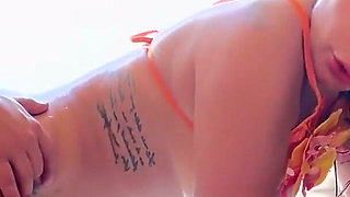 Sex in the Hotel Shower with a Beautiful Latina with a Perfect Body and Standing Tits Who Resive My Milk in Her Ass