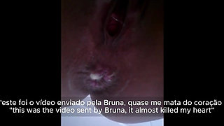 Bruna Silva Hotwife - Called the Eater at Home While the Cuckold Was Working - with Subtitles in English and Portuguese