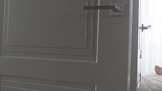 Oops…stepsis Has One Awesome Fetish! She Is Amaster of Footjob! She's Licking Cum off Her Toes!