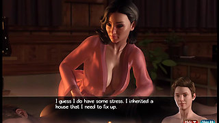 Treasure of Nadia gameplay 1 massage, masturbation, teen fingering, milf outdoor bathing , sex at beach