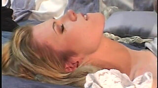 Pretty Blonde Gets Fucked in Multiple Position on Bed by Big Cock