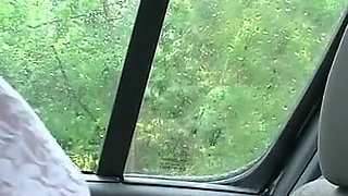 Blonde Cougar Sucks My Cock in the Car 5099