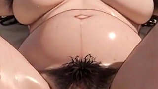 Pregnant Beach Exhibition - Hairy Pussy Tanning & Craving Sperm