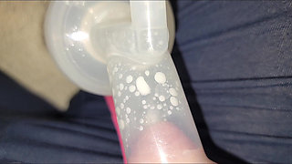 Breast Pumping My Lactating Breasts