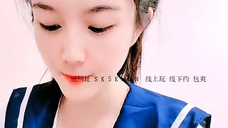 Sweet beauty masturbating on webcam close up