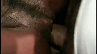 Natural breasted ebony teen gets her cunt fucked by black dick then facial